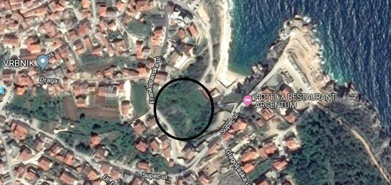 Great rarity - seafront land plot on island Krk (actually peninsula) for sale 