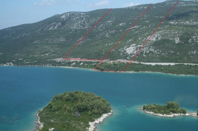 Great agricultural land for sale in Peljesac area 