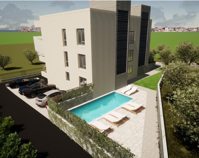 Продажа новых квартир на Чиово всего в 150 метрах от моря, резиденция с бассейном и гаражом 