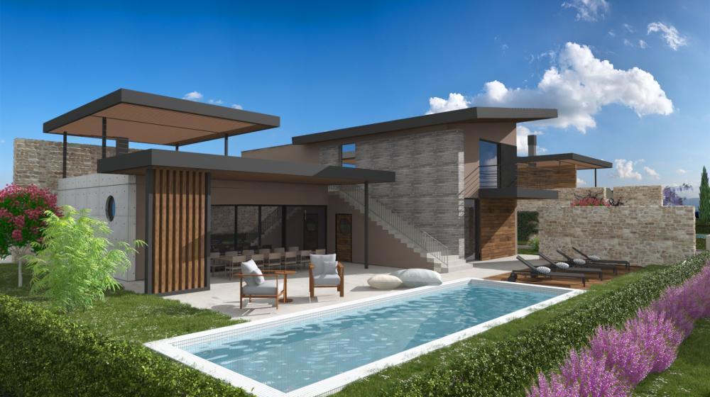 Luxury villa under construction within new modern complex in Vodnjan area 