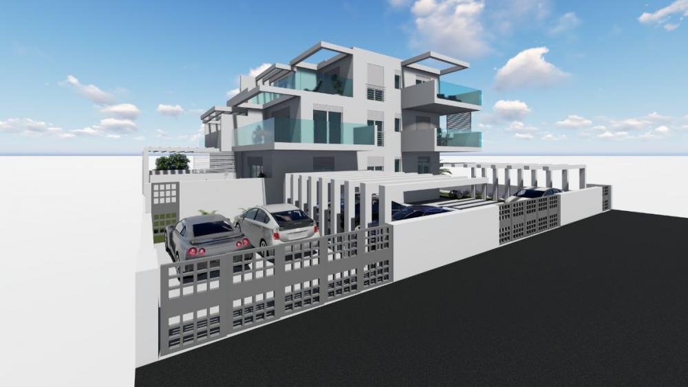 Investment project - land plot with valid building permit and finished basement just 80 meters from the sea Investment project - land plot with valid building permit and finished basement just 80 meters from the sea