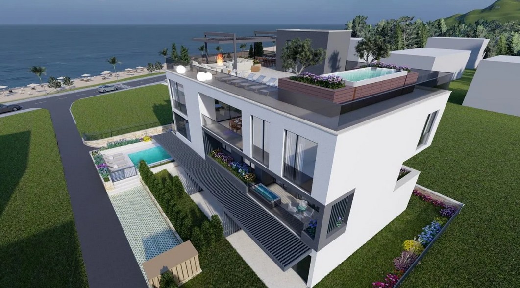 Luxusní waterfront komplex s bazénem a podzemní garáží v oblasti Zadaru, na prodej Luxusní waterfront komplex s bazénem a podzemní garáží v oblasti Zadaru, na prodej