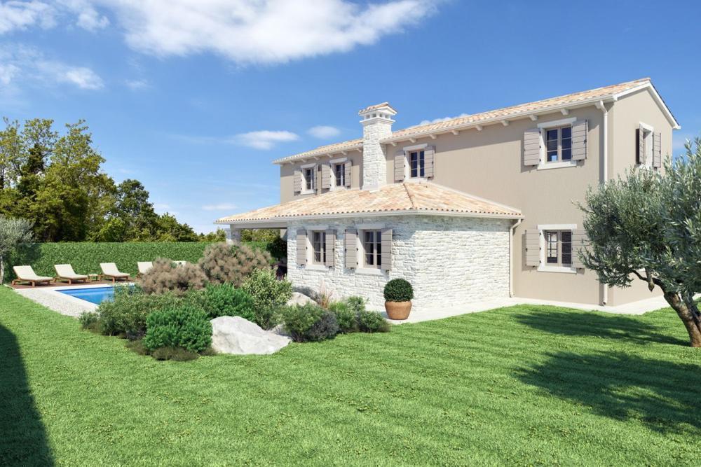 Rustikale Villa im Bau in Rajki, Barban Rustikale Villa im Bau in Rajki, Barban