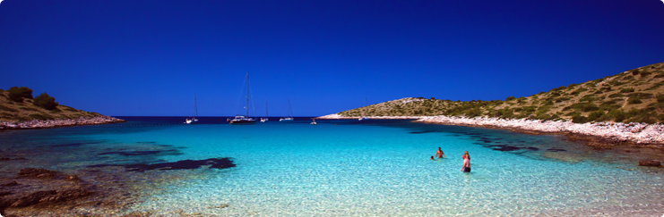 Wonderful isolated island in Zadar area 