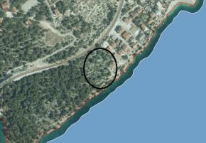 First line Brodarica land plot - great chance to build boutique-hotel in Sibenik area! 
