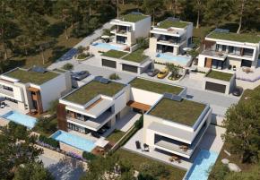 Six modern villas under construction in Crikvenica 