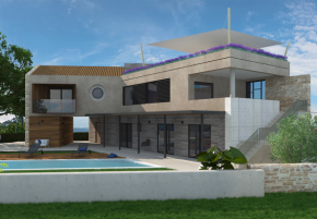 New modern villa 225m2 with a pool, Poreč 