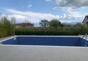Newly constructed villas in Malinska with sea view and swimming pool 