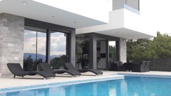 Recently built villa in Kostrena, first construction line to the sea 