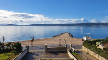 Ideal investment - seafront new modern villa in Kastela 