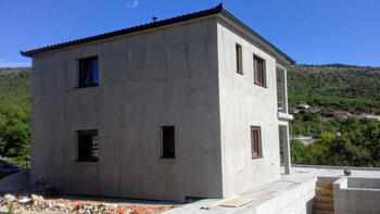  Newly built villa with pool and open sea view in Labin area 
