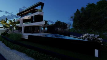 Ultramodern villa under construction in Lovran 