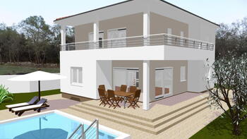 Villa in Savudrija, Umag, nur 2 km vom Strand entfernt - Bauphase 