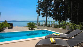 Fantastic offer - seafront villa for sale in Kastela, within greenery 