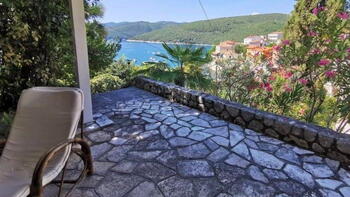 Detached house second row to the sea in popular touristic Rabac 