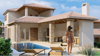 Villa under construction with swimming pool in Svetvincenat 