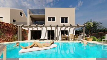 The third of the four new villas with swimming pool in Poreč region 