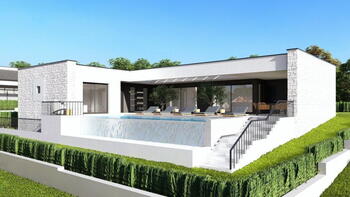 Moderne Villa mit beheiztem Pool in Žminj 