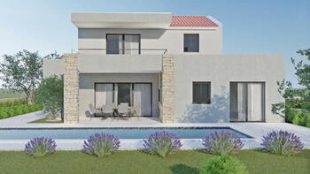 Villa with traditional elements in Poreč, under construction 