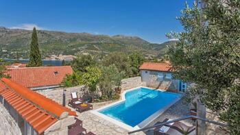 Castello near Dubrovnik with 7 apartments 