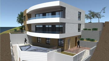 Penthouse v nové rezidenci u moře v Trogiru jen 80 metrů od moře 