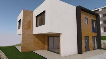 Luxury new townhouses just 350 meters from the sea in Dramalj, with sea views! 