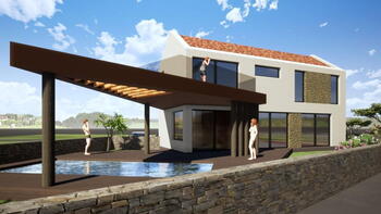 New design villa for sale in Vrsar aea, only 2,7 km from the sea 