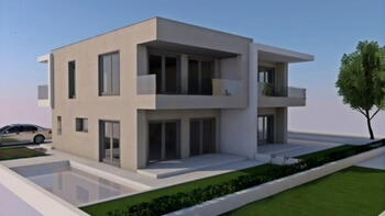 Modern villetta with swimming pool in Umag outskirts only 1,2 km from the sea 
