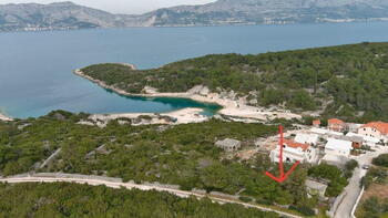 Urban land plot for sale in Povlja, Brac island, only 200 meters from the sea 