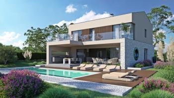 Modern design villa in Labin area - irresistibly attractive 