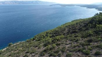 Agro land plot for sale in Jelsa area, on Hvar island - 1st line to the sea 