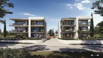 Tengerre néző apartmanok egy új épületben Savudrija városában 