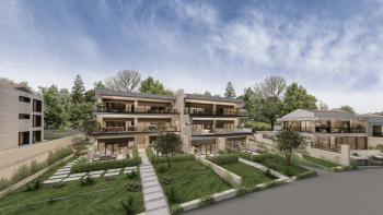 Neuer luxuriöser Apartmentkomplex in Lovrečica, Umag, 100 Meter vom Meer entfernt 