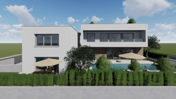 Modern villetta in Novigrad, 800 meters from the sea, with sea views 