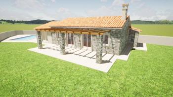 Modernized detached stone house in Umag area 