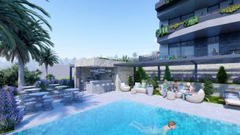 Gyönyörű lakás egy új Semiramide Gardens rezidenciában Makarskában 