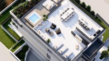 Penthouse fantastique dans un nouveau complexe boutique à Trogir 