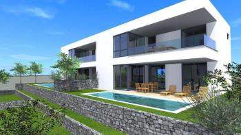 Moderne Doppelhaushälfte in Malinska auf der Insel Krk 