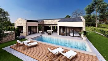 Modern house with swimming pool in Porec area, for sale 