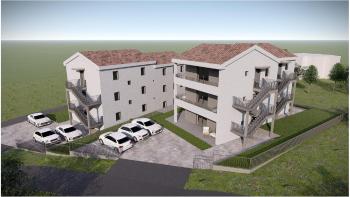 Modern apartments in a new building in Cizici, Krk, for sale 