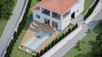 Villa under construction in Svetvinčenat, for sale 