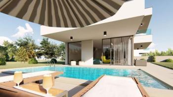 New semi-detached bright villa for sale in Omisalj, just 500 meters from the sea 