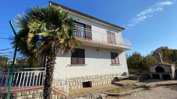Detached house in a quiet location in Brzac village on Krk peninsula 