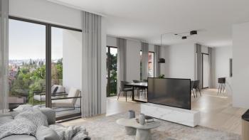 Luksusowy apartament z czterema sypialniami i ogrodem w Zagrzebiu, w dzielnicy Srebrnjak 