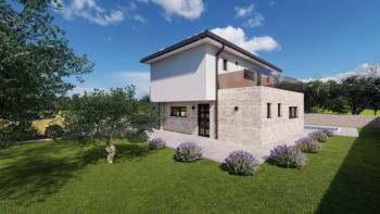 New villa under construction in Malinska-Dubašnica 