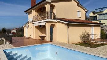Villa with pool in Šmrika, Kraljevica, near Rijeka, with impressive sea view 