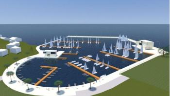 Project of modern luxury marina on Rab island 