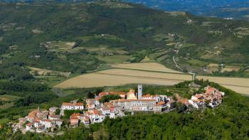 Obrovský pozemek na prodej v oblasti Livade v údolí Motovun určený pro rezidenční výstavbu 