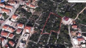 Terrain à bâtir spacieux à vendre sur Ciovo, 3200 m². 