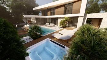 Project of a luxury modern villa in Porec area 